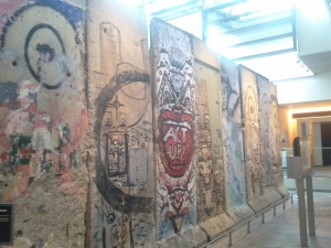 Photo of the West Berlin Wall at the Newseum on Thursday, March 28, 2013.