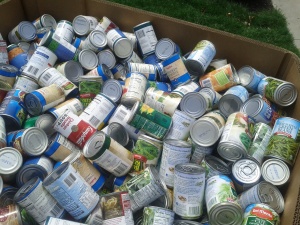 Over 15,000 cans were collected this year, including everything from peanut butter to vegetables.